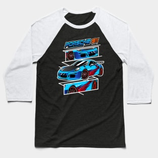 PORSCHE 911 GT3 Baseball T-Shirt